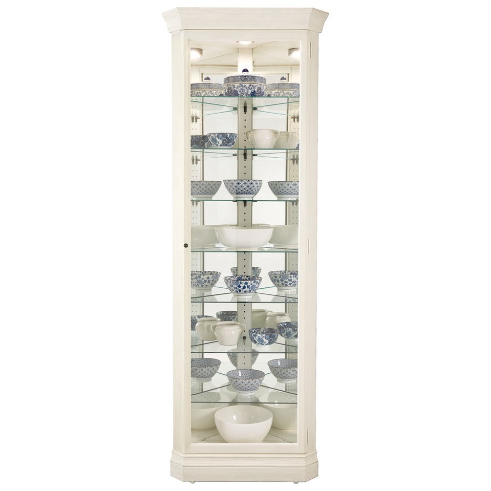 Corner curio deals cabinet near me